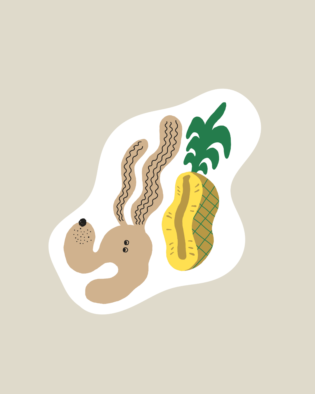 "SLIPPIE DON'T SKATE" 5 stickers set