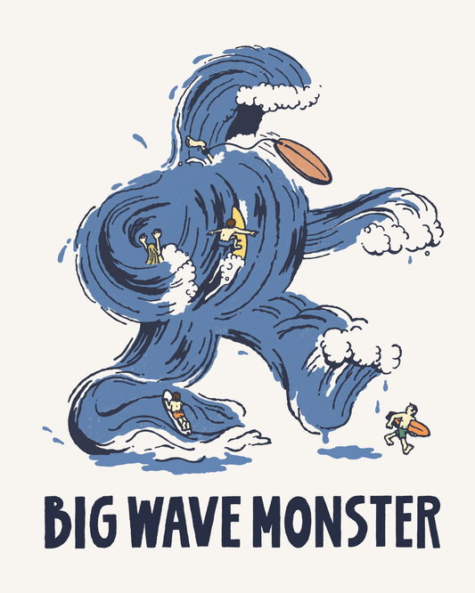 "Big Wave Monster" Tee【予約販売】
