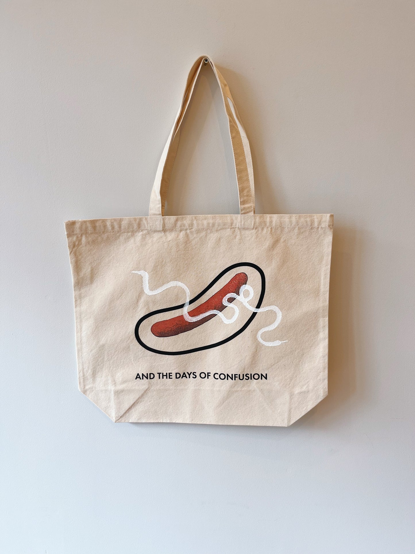 ”HOTDOG” big totebag