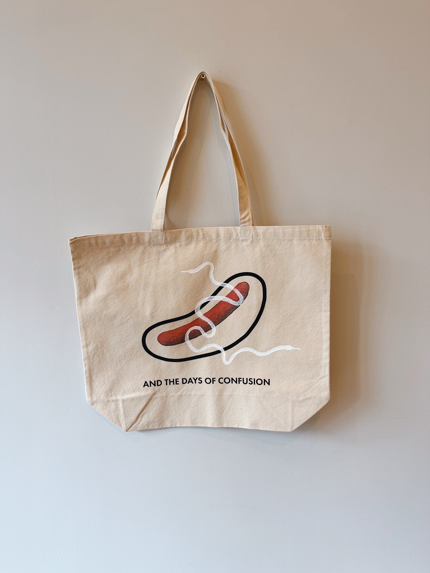 ”HOTDOG” big totebag