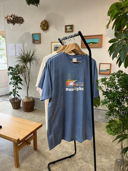 "Sunlight" tee (blue jean)